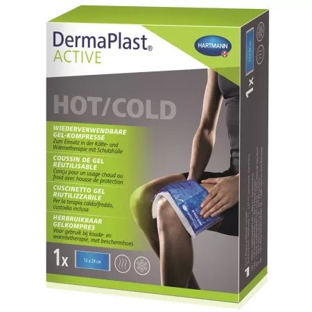 DermaPlast ACTIVE Hot/Cold, compresă cu gel, reutilizabilă (522323), 12 x 29cm, Hartmann