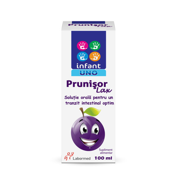 Infant Uno Prunisor Lax, 100 ml, Labormed, Supliment alimentar pentru un tranzit intestinal optim