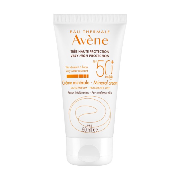 Avene Crema de protectie solara minerala SPF 50+, 50 ml