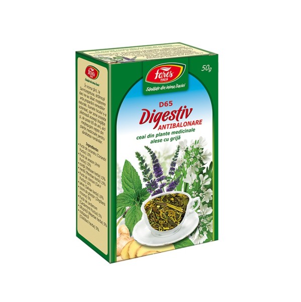 Ceai Digestiv, D65, 50 g, Fares