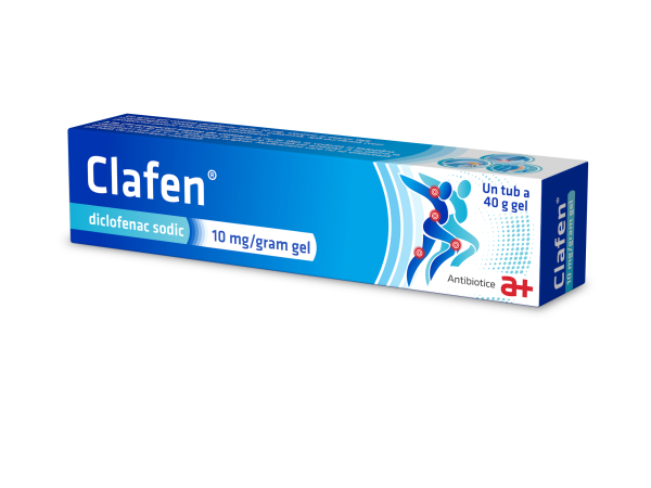 Clafen gel 10 mg/gram, 40 g, Antibiotice SA