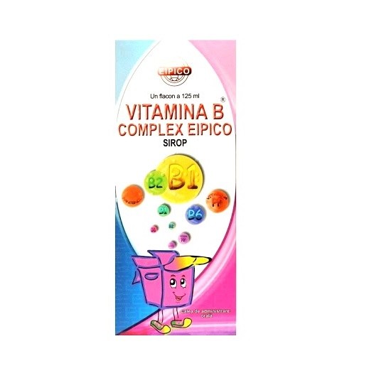 Vitamina B Complex Sirop, 125 ml, Eipico Med