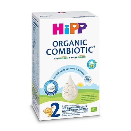 Lapte praf formula de continuare Bio Combiotic 2, +6 luni, 300gr, Hipp