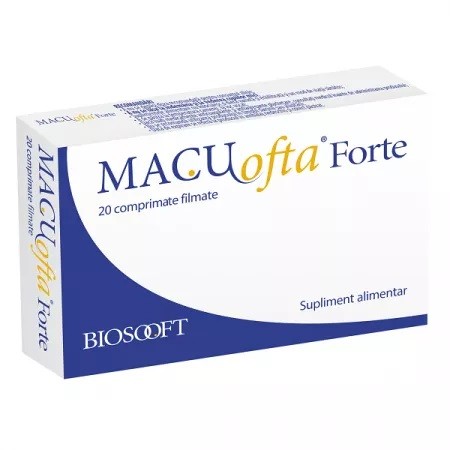 Macuofta Forte, 20 comprimate, Biosooft