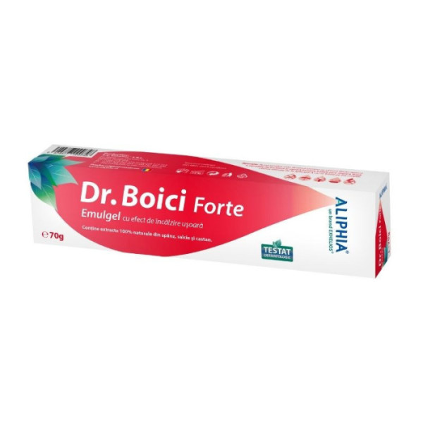 Emulgel Forte cu efect de incalzire usoara, 70 g, Dr. Boici