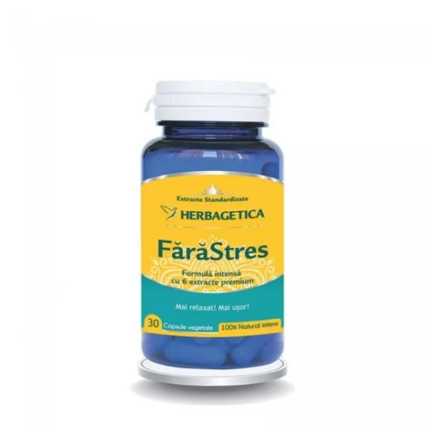 Fara Stres, 30 capsule vegetale, Herbagetica