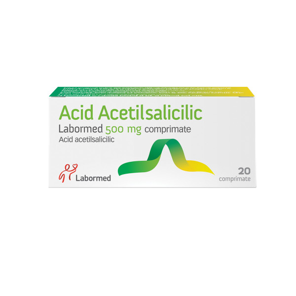 Acid Acetilsalicilic 500 mg comprimate, Labormed