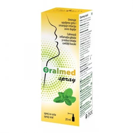 Spray pentru gura Oralmed, 20 ml, Apipharma