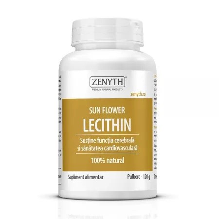 Lecitina din floarea soarelui, 120 g, Zenyth