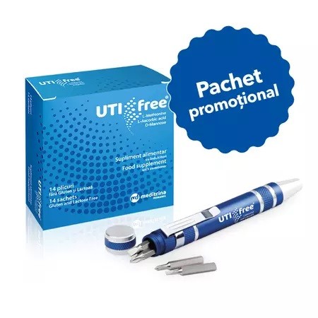 Pachet UTI Free, 14 plicuri +pix multi-tool, Meditrina Pharmaceuticals