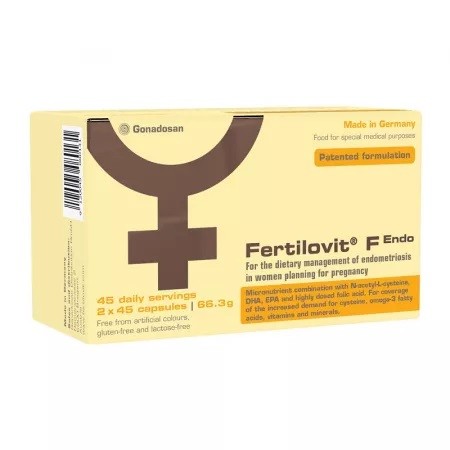 Fertilovit F Endo, 90 capsule, Gonadosan