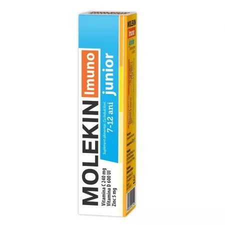 Molekin Imuno Junior, 20 comprimate efervescente, Zdrovit