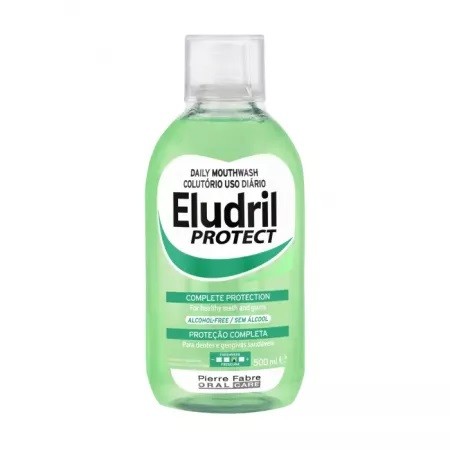 Apa de gura anti-placa, 500 ml, Eludril Protect