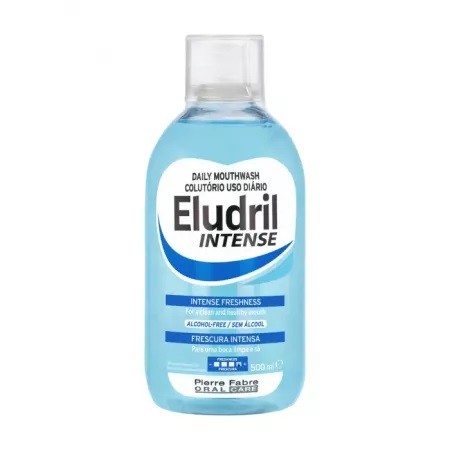 Apa de gura zilnica, 500 ml, Eludril Intense