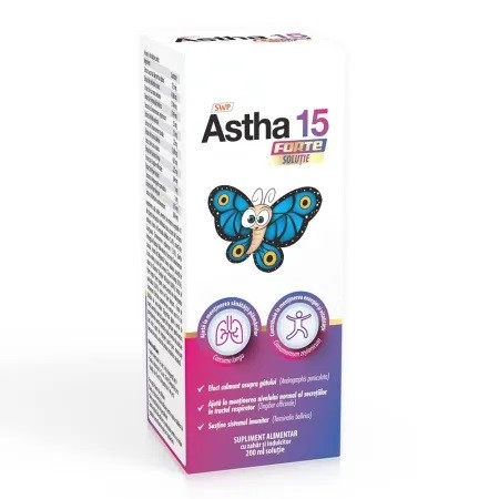 Sirop Astha 15 Forte, 200 ml, Sun Wave Pharma