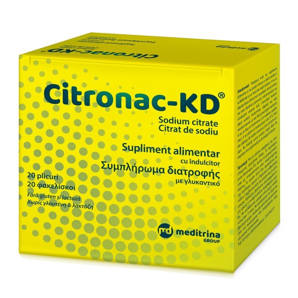 Citronac-KD, 20 plicuri, Meditrina Pharmaceuticals